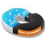 Donut Pillow Seat Cushion Used in Postpartum Pregnancy and After Surgery Sitting,Tailbone Supportive Car Seat Cushions for Pressure Reducing,Cooling Gel Hemmoroid Seat Cushion for Office&Home Chair