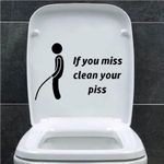 If You Miss Funny Toilet Seat Stick