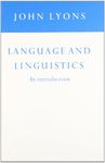 Language and Linguistics - An Introduction