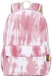 mygreen Canvas School Bag Backpack Girls, Ranibow Style Unisex Fashionable Canvas Zip Backpack School College Laptop Bag for Teens Girls Students