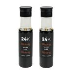 24K Hickory Liquid Smoke - 125 mL (4.22 oz) Pack of 2 | Concentrated Liquid Smoke Seasoning For Delicious Smoky Flavour