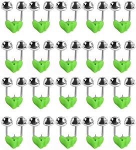 Fishing Bells for Rods - Extra Loud Dual Alert Alarm Clips for Fishing Rods, Types of Fishing (20Pcs)