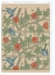 Trellis Designed by William Morris. Arts and Crafts Movement. Blank Greeting Card