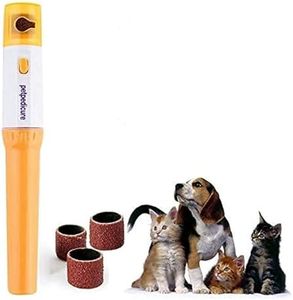 Jainsons Pet Products Electric Pet Nail Clippers Trimmer Dog Cat Gentle Claw Paw Care Grinder Grooming Drill File Kit Nail Gentle Filing Wheel Shedding Manicure Pedicure Tool Set
