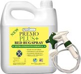 Premo Plus+ Bed Bug Spray Extra Strength – 128 oz – Fast Acting Bed Bug Treatment & Killer – Stain & Scent Free – Child & Pet Safe – Powerful New Stronger Formula – Natural with No Harmful Chemicals