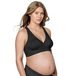 Medela Womens Keep Cool Sleep Bra, Black, Large US