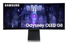 SAMSUNG 34-Inch Curved OLED Odyssey G8 Gaming Monitor- (LS34BG850SNXZA)