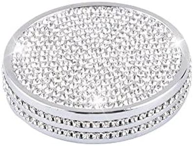 Dargoose iDrive Controller Cap Knob Cover for BMW Interior Bling Accessories Center Console Multimedia Decals Trim Crystal Sticker Compatible with 3 4 8 Series X3 X4 X5 X6 X7 M3 M4 M8 Z4