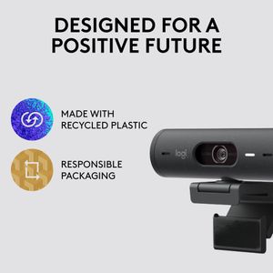 Logitech Brio 500 HD Webcam – Graphite
