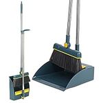 Broom and Dustpan Set, Long Handle 