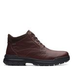 Clarks Men's Rockie2 Upgtx Fashion Boot, Mahogany Leather, 8.5 UK