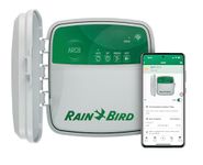 Rain Bird ARC8 App-Based Indoor/Outdoor Smart Irrigation WiFi Timer/Control, 8-Zone/Station, EPA WaterSense Certified, Compatible with Alexa