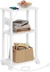 TUTOTAK Small Narrow Side Table wit