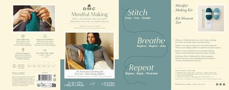 DMC Meditative Cushion Mindful Making – Knitting Kit