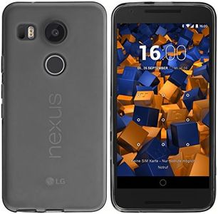 mumbi Funda compatible con LG Nexus 5X, negro claro