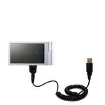 Gomadic Special Spiral USB Cable for Data Sync and Charge Compatible with iRiver Spinn Made with TipExchange
