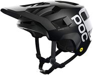 POC Kortal Race MIPS - Advanced trail, enduro and all-mountain bike helmet with a highly efficient ventilation design, Uranium Black Matt/Hydrogen White