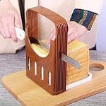 Bread Slicer, Bread Bake Bread Slicer Cutter, Foldable Bread Slicer Compact Bread Slicing Guide,Kitchen Accessories,Bread Machine Bread Maker for Homemade Bread Bagel Loaf Sandwich