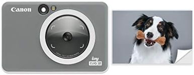 Canon Ivy CLIQ 2 Instant Camera Printer, Mini Photo Printer, Charcoal (Matte)