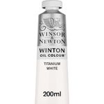 Winsor & Newton Winton 200ml Oil Colour - Titanium White,1437644