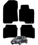 Hyundai i20 2020+ Onwards Car Mats UK-Made Tailored Fit Carpet Floor Mats Full Coverage Compatible Accessory Black Trim