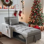 Trygoal Convertible Sleeper Chair,