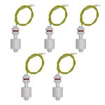 5 Pcs Pack of Vertical Mounting Water Level Sensor Float Switch M10 PP Plastic