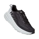 HOKA ONE ONE Women's Running Shoes, 8.5 US, Multicolor (Black/White), 24.5 cm