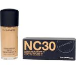 SPITEN MAC Studio Fix Professional Waterproof oil-free Longlasting Liquid 24-hour colour-true foundation Matte Finish For Women, Girls 30ML - Shine-Free Liquid Foundation (NC-30, 30 Ml)