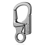 Ahiller Carabiner Keychain Clips, Durable Spring-Loaded Gate, Alloy D Ring Key Chain, Caribeaner for Home, Rv, Camping, Fishing [Gunmetal]