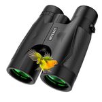 HUTACT Binoculars Bird Watching, Ultra HD 10X42 Compact, FMC Complete Multi, Coated Lenses, Suitable for Adults and for Children Outdoor Travel, and the Best Choice for Watching a Concert.