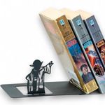 Metal Bookend Master: Ideal, Home, Office or Kids' Rooms - Black Metal, Heavy-Duty, Non-Slip - Prime Eligible - 10-inch