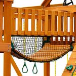 Gorilla Playsets 06-2004 Clatter Bridge Mesh Panels Add On for Swing Set Clatter Bridge, Black