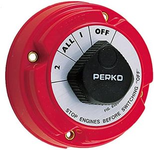 Perko 8501DP Medium Duty Battery Selector Switch Red, Small