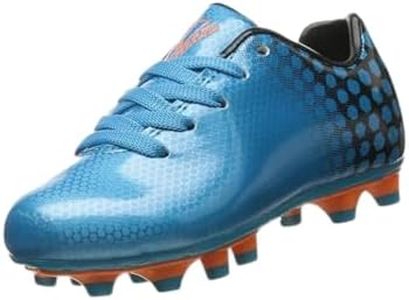 Vizari Palomar FG Soccer Cleat (Toddler/Little Kid/Big Kid), Blue/Black, 10 M US Toddler