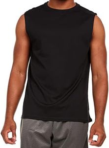 Russell Athletic Men's Dri-Power Muscle Performance T-Shirt, Black, X-Large