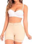 M&D 3722 Body Shaper Butt Lifter Slimmer Shorts | Calzones Levanta Cola Beige