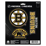 FANMATS NHL - Boston Bruins 3 Piece Decal Set, Yellow