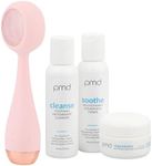 PMD Clean Pro RQ - Smart Facial Cleansing Device with Silicone Brush & Rose Quartz Gemstone