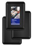 Non Stick Baking Tray Set of 3 – 32cm Oven Tray Set, Baking Sheet & Cookie Sheet, Heavy Duty Roasting Tray, Dishwasher Safe Easy Clean Bakeware by BLUES®