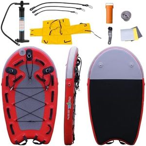 SAYOK 73inx41inx5.9in Inflatable Rescue Inflatable Body Board Floating Mat