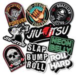 Brazilian Jiu Jitsu BJJ Bumper Sticker Pack Decal Bundle for Cars, Cups, Laptops, Coolers, Tumblers, and Phones (2" (Small, for Phones))