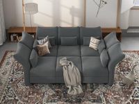LLappuil Modular Sofa Velvet Sectio
