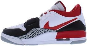 NIKE Air Jordan Legacy 312 Chicago Men's Trainers CD7069 (White/Black/Wolf Grey/Fire Red 160), White Black Wolf Grey Fire Red, 12