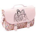 Disney Frozen Cross Body Bag - Princess Girls Handbag Adjustable Strap Shoulder Bag - Travel Holiday Gifts for Girls (Pink Flowers)