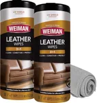 Weiman Leather Cleaner Wipes - Clea