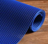 Prisha Cart Anti Skid & Multipurpose/Bathroom Mat/Shower Mat/Carpet/Rugs/Rainmat/Swimming Pool Mat|Waterproof Doormat for Indoor/Outdoor Home Office Entrance||(Blue, 2x4 Feet)