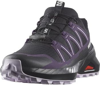 Salomon Women's Speedcross Peak Running Shoe, Black/Nightshade/Orchid Petal, 6 UK