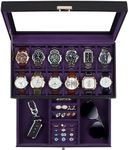 GUKA Watch Box, 12 Slot Watch Case,