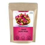 FullChea - 100% Pure Natural Dried Rose Buds 114g - Premium Food-grade Fragrant Rosebuds Dried Flowers - Perfect Choice For Rose Tea, Baking, Crafting, Soap Making